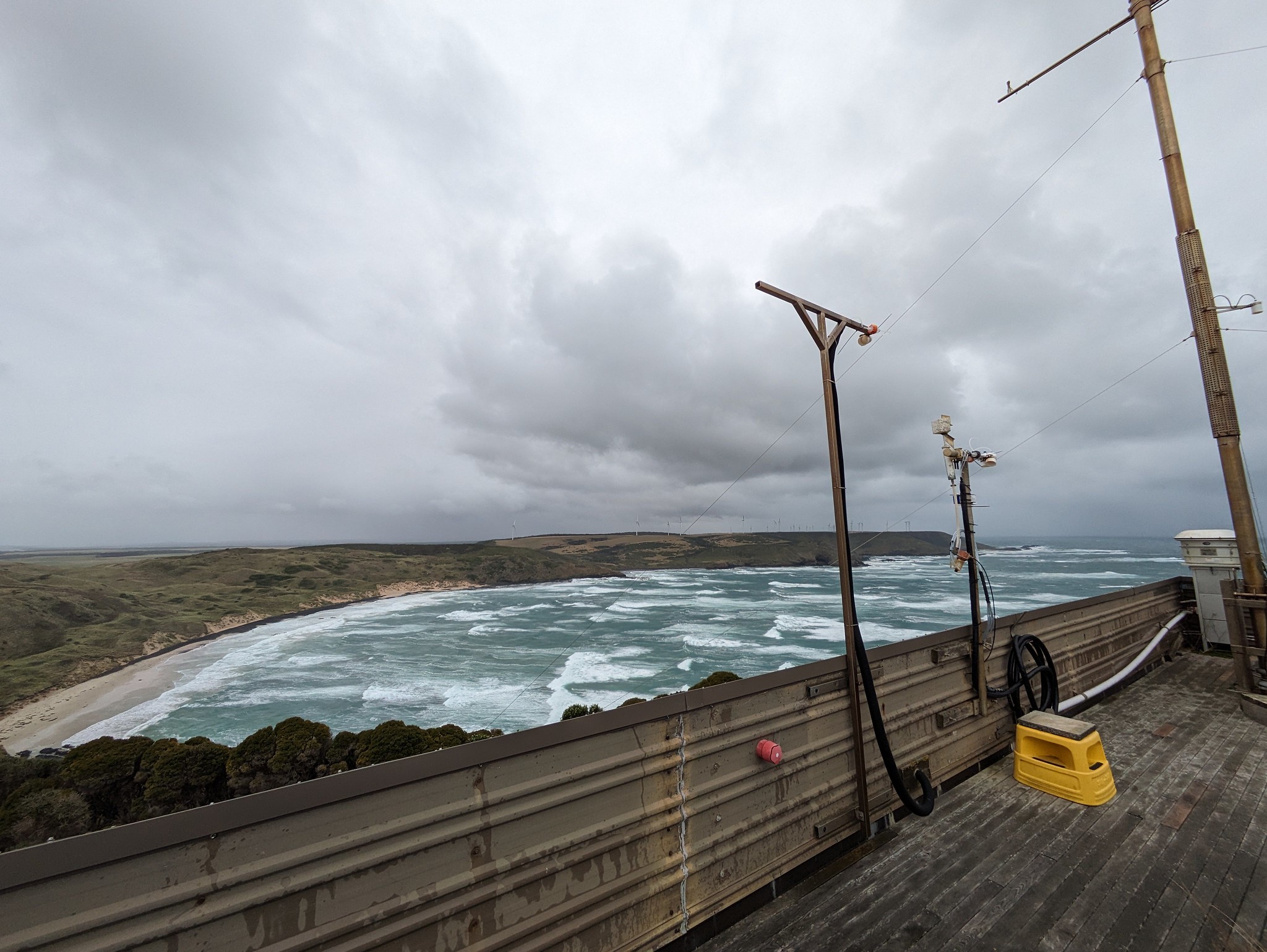 This January 2024 view captures a stormy, windy kennaook/Cape Grim, on the edge of the Southern Ocean, which Jay Mace calls “the last great wilderness.” Photo is courtesy of ARM.